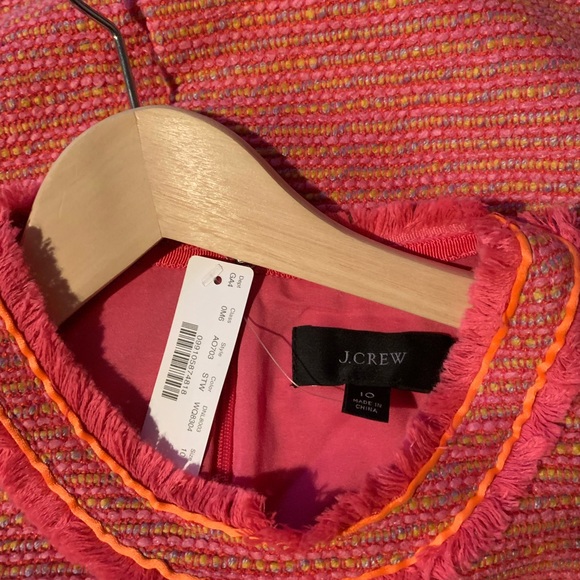 NWT J Crew Classic Sheath Dress Lightweight Tweed Size 10 $70 - Picture 3 of 4